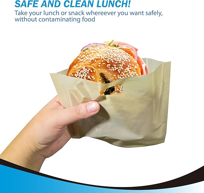 20 Pack Toaster Bags, Reusable Non-Stick Oven Bags for Grilled Cheese Sandwiches, Chicken, Nuggets, Panini and more (4 Sizes)