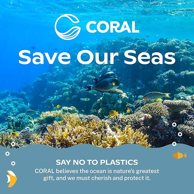 CORAL Light Brown 100% Compostable Forks - 400 Heavy Duty Forks (7.0 inch) - Break Resistant with Smooth Edges, Ocean Friendly Alternative to Plastic Silverware - Biodegradable & Disposable Forks