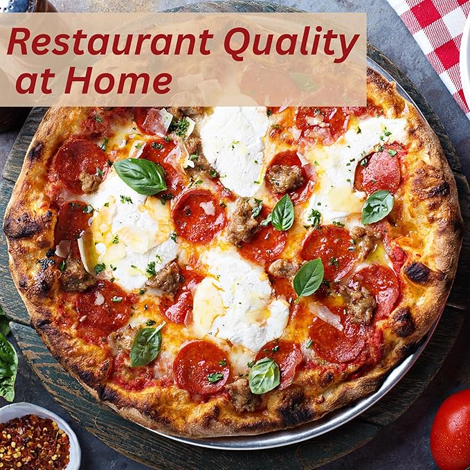 ThermiChef 16x16 Pizza Steel, 3/8" Thick, 27.5 lbs - Cooking Steel for Oven & Grill - Made in USA